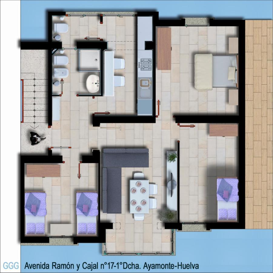 شقة Ayamonte Deluxe المظهر الخارجي الصورة